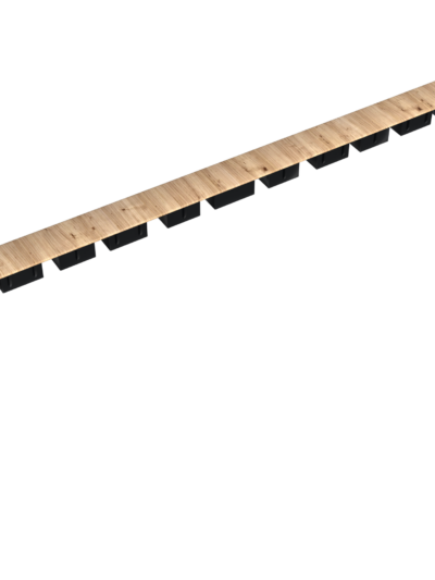 Abdeckkappe Sibirische Lärche (500 x 35 mm)