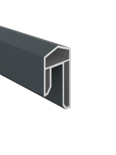 PVC-Abdeckleiste anthrazit (31 x 17 x 1760 mm)