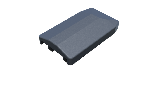 Abdeckkappe für Universalprofil anthrazit (50 x 25 mm)