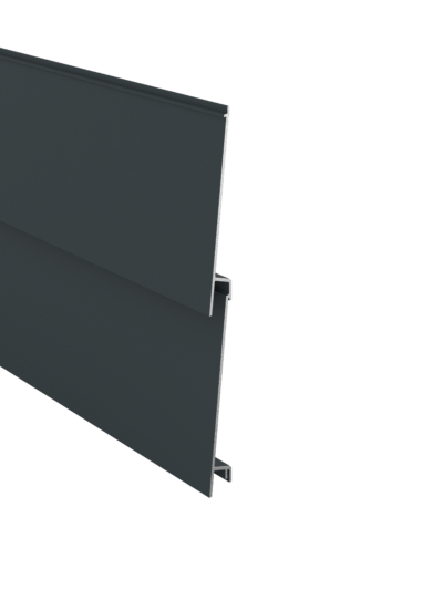 Alu-Füllprofil Lamellenoptik anthrazit (200 x 17 x 2000mm)