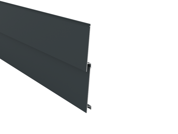 Alu-Füllprofil Lamellenoptik anthrazit (200 x 17 x 2000mm)