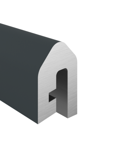 Alu-Abdeckleiste anthrazit (10 x 6 x 2000mm)