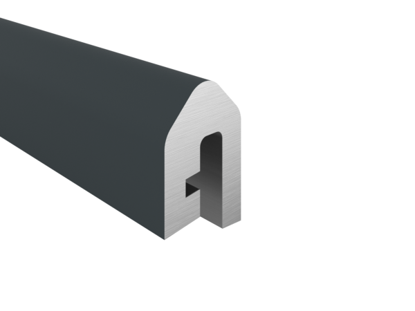 Alu-Abdeckleiste anthrazit (10 x 6 x 2000mm)