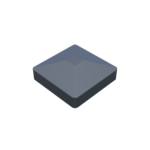 Alu-Pfostenkappe Pyramide anthrazit (70 x 70 mm)