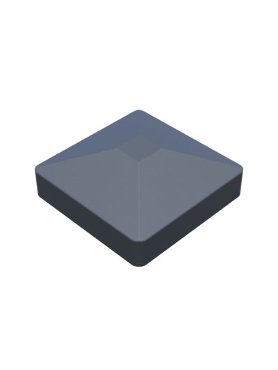 Alu-Pfostenkappe Pyramide anthrazit (70 x 70 mm)