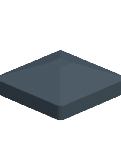 Alu-Pfostenkappe Pyramide anthrazit (87 x 87 mm)