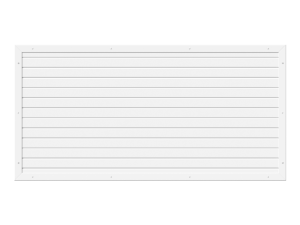 PVC-Sichtschutzelement weiß B180xH90cm (rechteckig)