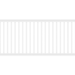PVC-Railingzaun B200xH90cm weiß (35er Latte)