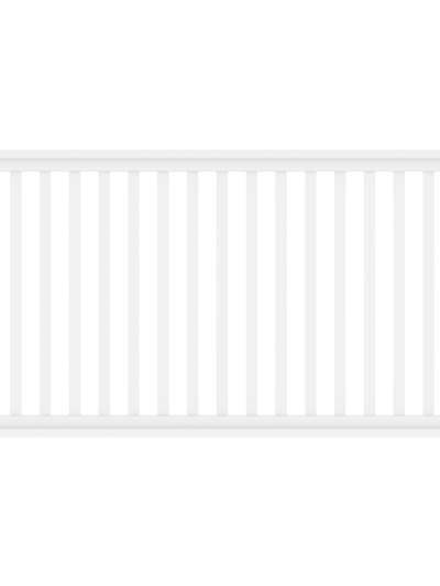 PVC-Railingzaun B200xH90cm weiß (35er Latte)