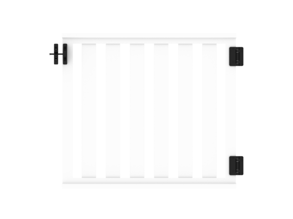 PVC-Railingzaun B100xH90cm weiß (Pforte 82er)